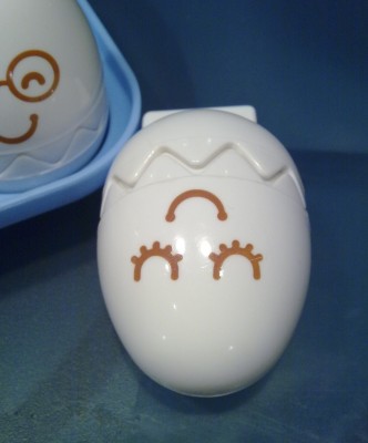 Children's egg toy close-up