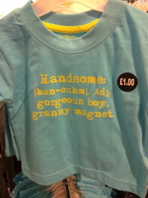 Child's t-shirt with the phrase "Granny Magnet" on it