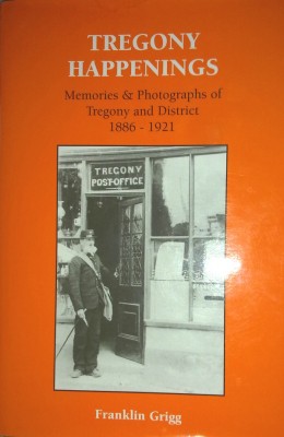 The cover of a book entitle 'Tregony Happenings'