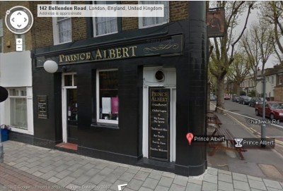 A pub called "Prince Albert" on Bellenden Road
