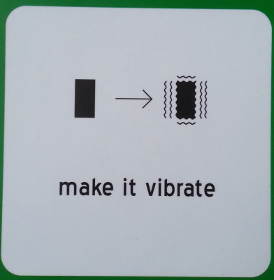 Make it vibrate card